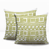 Luva Tribal 2 Sets Indoor/Outdoor Reversible Square Pillow