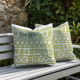 Luva Tribal 2 Sets Indoor/Outdoor Reversible Square Pillow
