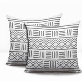 Luva Tribal 2 Sets Indoor/Outdoor Reversible Square Pillow