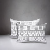 Luva Tribal 2 Sets Indoor/Outdoor Reversible Rectangular Pillow