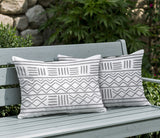 Luva Tribal 2 Sets Indoor/Outdoor Reversible Rectangular Pillow