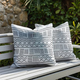 Luva Tribal 2 Sets Indoor/Outdoor Reversible Square Pillow