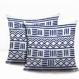 Luva Tribal 2 Sets Indoor/Outdoor Reversible Square Pillow