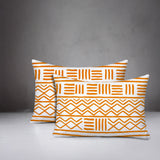 Luva Tribal 2 Sets Indoor/Outdoor Reversible Rectangular Pillow