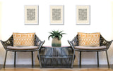 Luva Tribal 2 Sets Indoor/Outdoor Reversible Rectangular Pillow