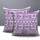 Luva Tribal 2 Sets Indoor/Outdoor Reversible Square Pillow