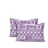 Luva Tribal 2 Sets Indoor/Outdoor Reversible Rectangular Pillow