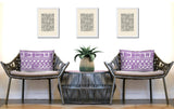 Luva Tribal 2 Sets Indoor/Outdoor Reversible Rectangular Pillow