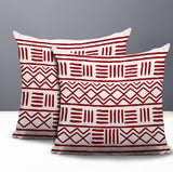 Luva Tribal 2 Sets Indoor/Outdoor Reversible Square Pillow