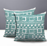 Luva Tribal 2 Sets Indoor/Outdoor Reversible Square Pillow