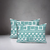Luva Tribal 2 Sets Indoor/Outdoor Reversible Rectangular Pillow