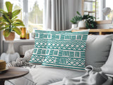 Luva Tribal 2 Sets Indoor/Outdoor Reversible Square Pillow