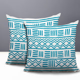 Luva Tribal 2 Sets Indoor/Outdoor Reversible Square Pillow