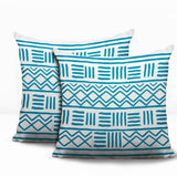 Luva Tribal 2 Sets Indoor/Outdoor Reversible Square Pillow