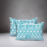 Luva Tribal 2 Sets Indoor/Outdoor Reversible Rectangular Pillow