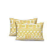 Luva Tribal 2 Sets Indoor/Outdoor Reversible Rectangular Pillow
