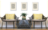 Luva Tribal 2 Sets Indoor/Outdoor Reversible Rectangular Pillow