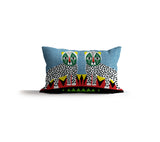 PolyTwill Leopard Lumbar Indoor/Outdoor Throw Pillow