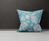 Lya Floral Reversible Indoor/Outdoor Square Pillow