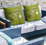 Lynn Botanical Reversible Indoor/Outdoor Square Pillow