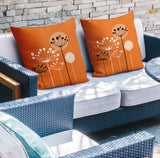 Lynn Botanical Reversible Indoor/Outdoor Square Pillow