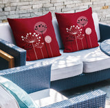 Lynn Botanical Reversible Indoor/Outdoor Square Pillow