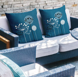 Lynn Botanical Reversible Indoor/Outdoor Square Pillow