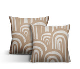 Lyno Abstract Reversible Indoor/Outdoor Square Pillow