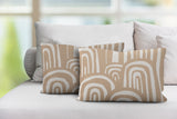 Lyno Abstract Reversible Indoor/Outdoor Rectangular Pillow