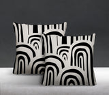 Lyno Abstract Reversible Indoor/Outdoor Square Pillow