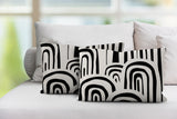 Lyno Abstract Reversible Indoor/Outdoor Rectangular Pillow