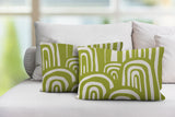 Lyno Abstract Reversible Indoor/Outdoor Rectangular Pillow