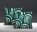 Lyno Abstract Reversible Indoor/Outdoor Square Pillow