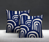 Lyno Abstract Reversible Indoor/Outdoor Square Pillow