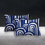 Lyno Abstract Reversible Indoor/Outdoor Rectangular Pillow