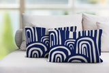 Lyno Abstract Reversible Indoor/Outdoor Rectangular Pillow