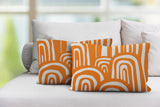 Lyno Abstract Reversible Indoor/Outdoor Rectangular Pillow