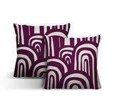 Lyno Abstract Reversible Indoor/Outdoor Square Pillow