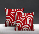 Lyno Abstract Reversible Indoor/Outdoor Square Pillow