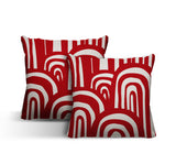Lyno Abstract Reversible Indoor/Outdoor Square Pillow