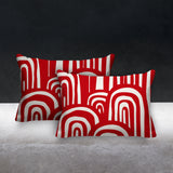Lyno Abstract Reversible Indoor/Outdoor Rectangular Pillow