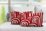 Lyno Abstract Reversible Indoor/Outdoor Rectangular Pillow