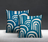 Lyno Abstract Reversible Indoor/Outdoor Square Pillow