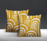 Lyno Abstract Reversible Indoor/Outdoor Square Pillow