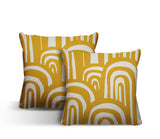Lyno Abstract Reversible Indoor/Outdoor Square Pillow