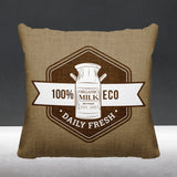 Macdonald Typography Reversible Indoor/Outdoor Square Pillow