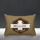Macdonald Typography Reversible Indoor/Outdoor Rectangular Pillow