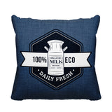 Macdonald Typography Reversible Indoor/Outdoor Square Pillow