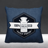Macdonald Typography Reversible Indoor/Outdoor Square Pillow