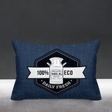 Macdonald Typography Reversible Indoor/Outdoor Rectangular Pillow